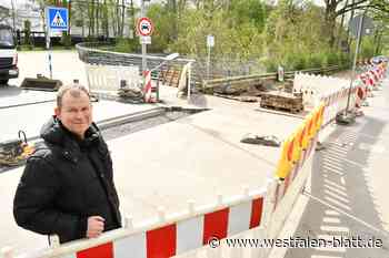 Standortkorrektur an der Schützenbrücke in Bad Oeynhausen