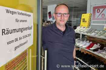 Schuhhaus Sprenger in Warburg schließt nach 115 Jahren