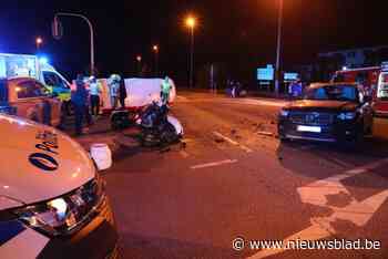Motorrijder in levensgevaar