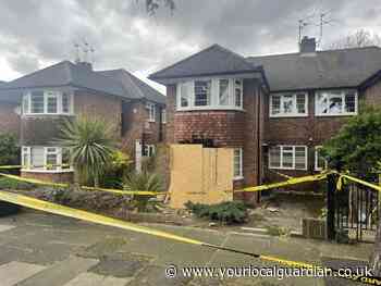 Belmont Road Twickenham car crashes into elderly lady's home
