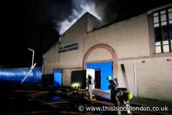 St Andrews Church hall fire, Romford, pictures released