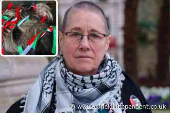 Crouch End woman sends locks of hair to MPs in Gaza protest