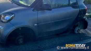 Dottoressa vittima della banda del pit stop, auto cannibalizzata mentre era al lavoro