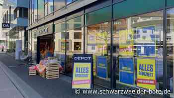 Depot-Filiale Nagold: Räumungsverkauf streut Gerüchte über eine Schließung