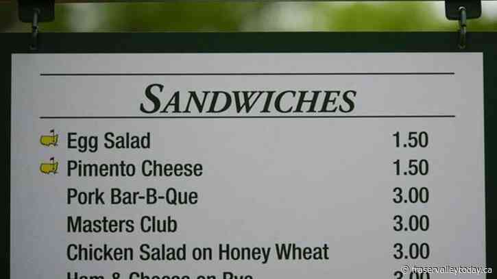 No inflation here: Masters’ menu still includes $1.50 pimento cheese sandwiches