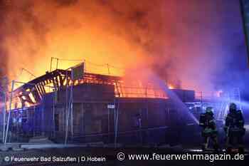 Wieder Großbrand auf Kita-Baustelle