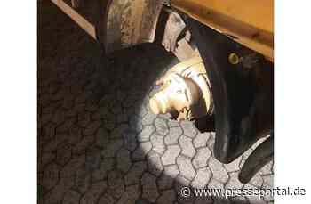 POL-OH: Untersagung der Weiterfahrt für ein ungewöhnliches Fahrzeuggespann