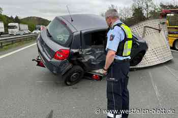 Bielefeld: Autobahn 2 nach Unfall gesperrt