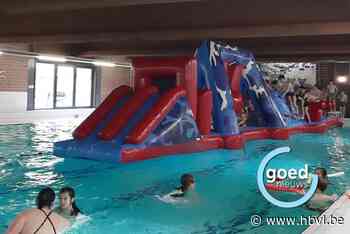 100 jonge zwemmers kunnen zich uitleven op springkasteel in De Merel in Heppen