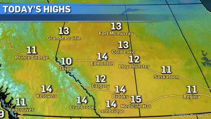 Above-normal highs continuing through the weekend