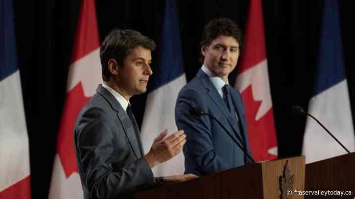 Foreign interference is ‘huge challenge,’ French PM says after meeting with Trudeau