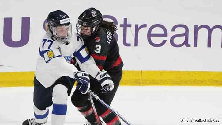 Finland advances to women’s world hockey semifinals with 3-1 win over Switzerland