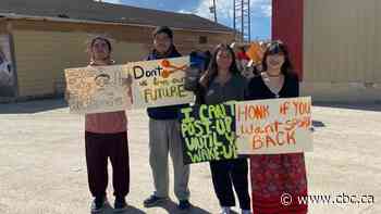 'We want to be heard': Northern Sask. students protest loss of extracurriculars