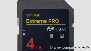 Secure Digital Ultra Capacity: Western Digital kündigt die erste SDUC-Speicherkarte mit 4 TB an