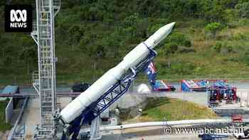 Pointed towards the sky, this Australian-first rocket is set to blast a small town into the global spotlight