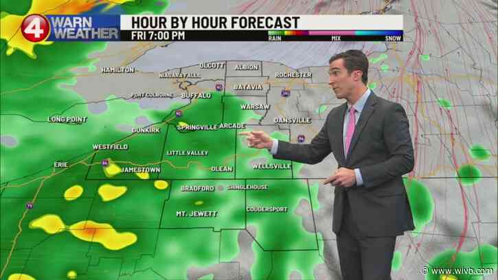 Thunderstorms Tonight; Few possibly severe