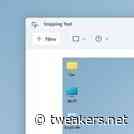 Knipprogramma in Windows 11 krijgt ondersteuning voor emoji's en qr-codes