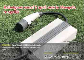 Kabelgoot vanaf 2 april ook in Hengelo mogelijk