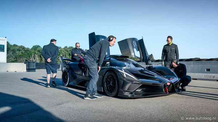 Bugatti Bolide sneller dan Formule 1 auto