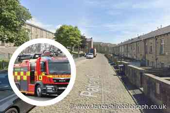 Firefighters called out to attend skip fire in Colne