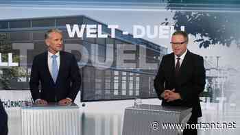 "Mettbrötchenschlacht" bei Welt: TV-Duell von Mario Voigt und Björn Höcke lockt eine Million Zuschauer an