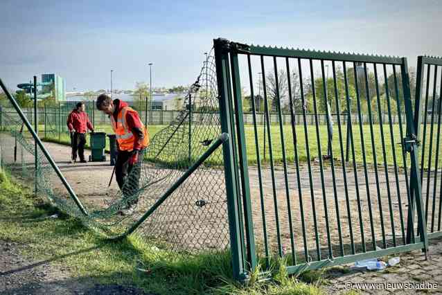 Griekse fans zorgen voor ravage in centrum én aan Jan Breydelstadion: “Schade wordt hersteld voor komst van Antwerp zondag”