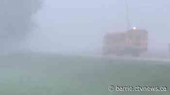 Wild wind, rain and fog across Simcoe and Muskoka regions