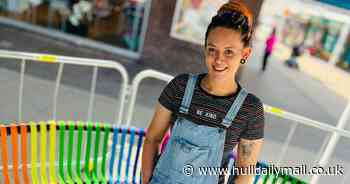 Shoppers vow to paint shopping centre's rainbow benches black