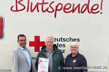 Blutspende in Steinheim: Johannes Multhaup spendet schon 150. Mal