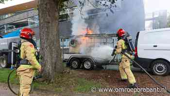 112-nieuws: machine op aanhanger vat vlam • ongeluk met vrachtwagen op A2