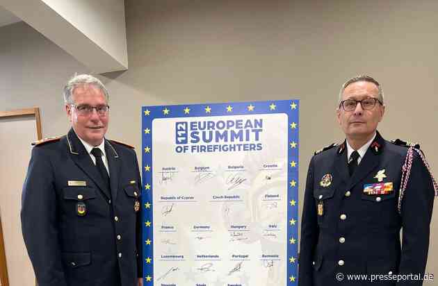 Historischer Tag für die Feuerwehrverbände in Europa / Treffen in Paris ebnet den Weg für gemeinsame Vertretung bei Europäischer Union