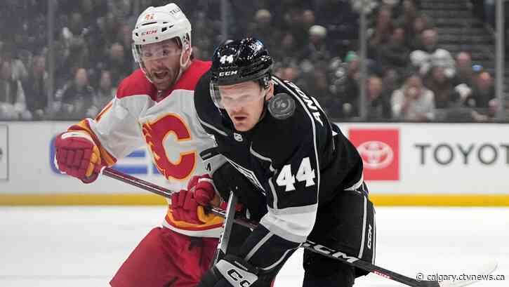 L.A. Kings take a big early lead and beat Calgary 4-1 to clinch their 3rd straight playoff berth