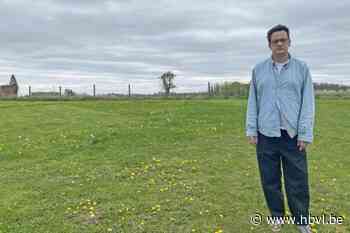 In de Loonse natuur mocht niet, dus bouwt kunstenaar Gert Robijns nieuw project in zijn eigen tuin