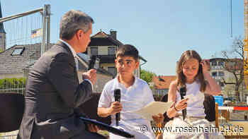 Freilassing bekommt neue Grundschule: Kamran (10) und Anna (9) sind die heimlichen Stars