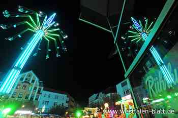 Beim Kirschblütenfest in Enger geht's hoch hinaus