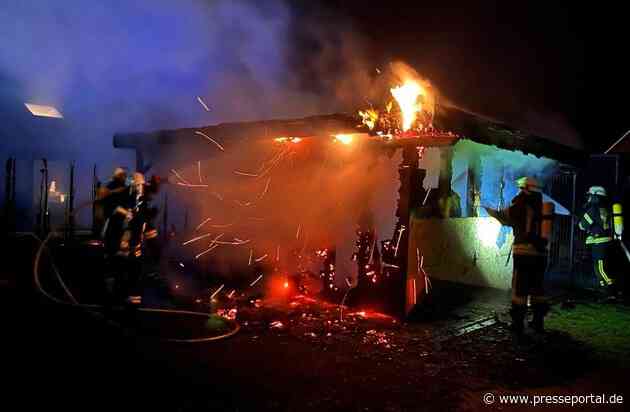 FFW Schiffdorf: Carportbrand sorgt für Einsatz der Feuerwehr