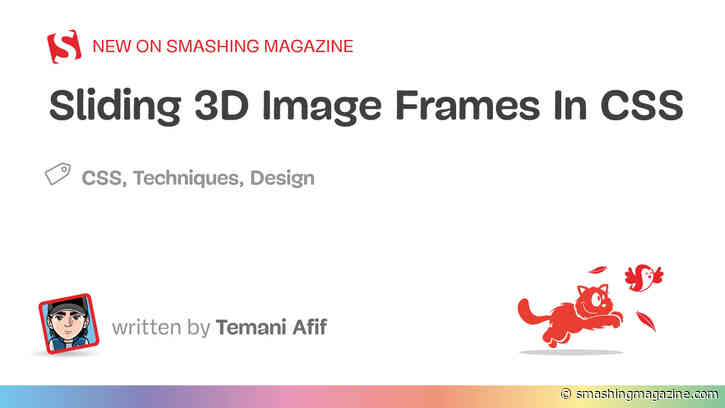 Sliding 3D Image Frames In CSS