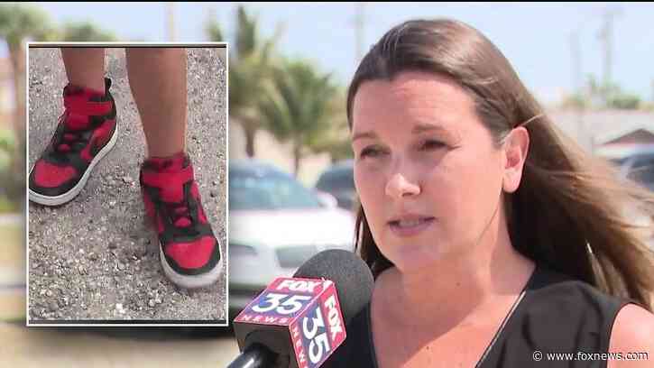 Warning for parents after Florida mom finds AirTag in son's sneaker