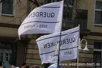 Protestmarsch am 13. April in Bad Oeynhausen ohne Gegendemo