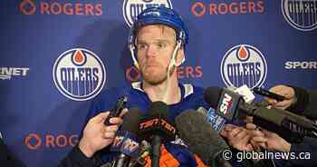 Connor McDavid probably won’t play Friday against Coyotes