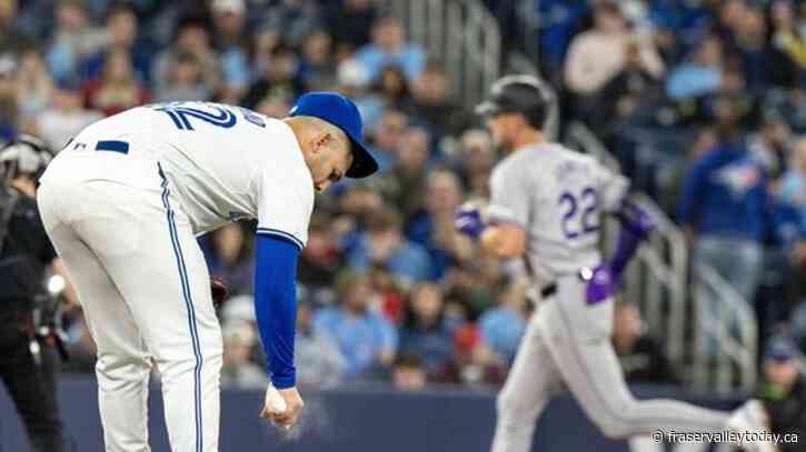 Nolan Jones has home run, RBI double to lead Rockies to 12-4 rout of Blue Jays