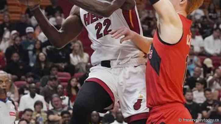 Heat never trail on the way to a 125-103 win over Raptors, keeping playoff hope going