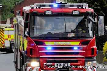 Casualty cut from vehicle after crash in Barnoldswick