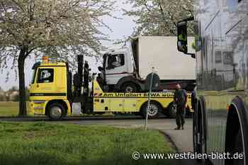 Schwerer Lkw-Unfall in Herford