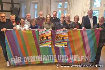 Demonstrationszug für Demokratie und Vielfalt in Höxter