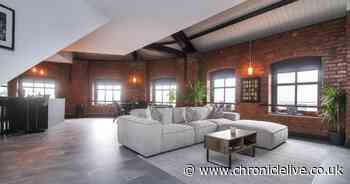 A look inside the swanky penthouse apartment in Newcastle with a view of the Millennium Bridge
