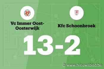 Oosterwijk haalt uit tegen Schoonbroek
