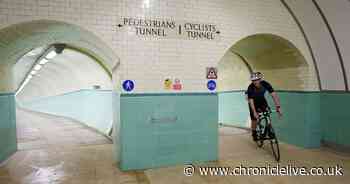The unique tunnel under the River Tyne which remains an icon of the industrial era