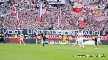 „Bestattungen“: VfB-Fans mit provokantem Banner bei Frankfurt-Spiel