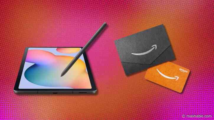 Grab the Samsung Galaxy Tab S6 Lite and score a $100 Amazon gift card for free